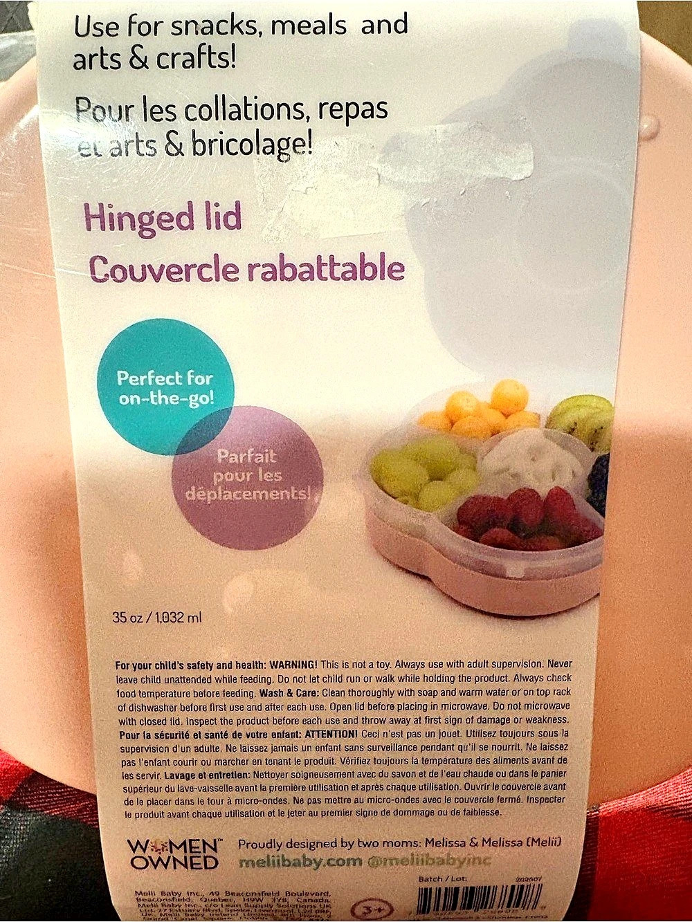 Snackle Box 6-Compartment - Picture 2 of 2